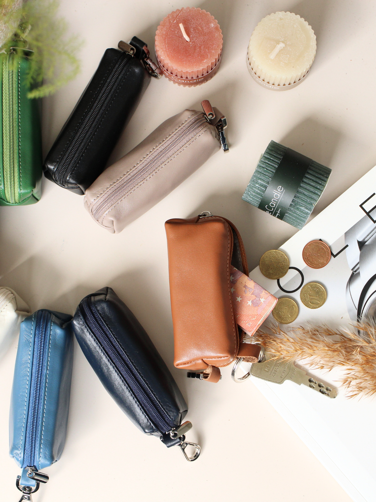 Schlüsseletui - Braun