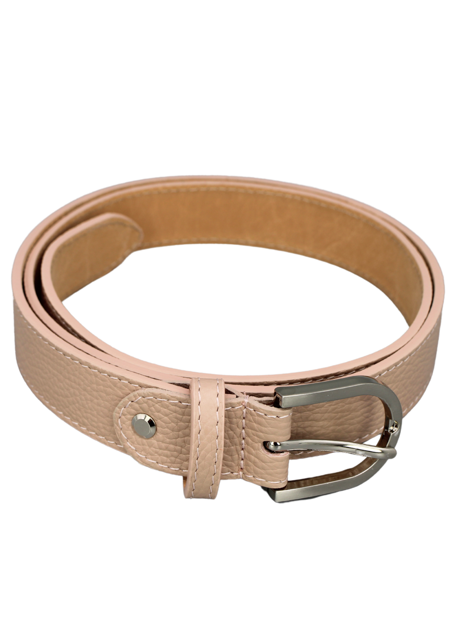 Ledergürtel - Rose | Silber