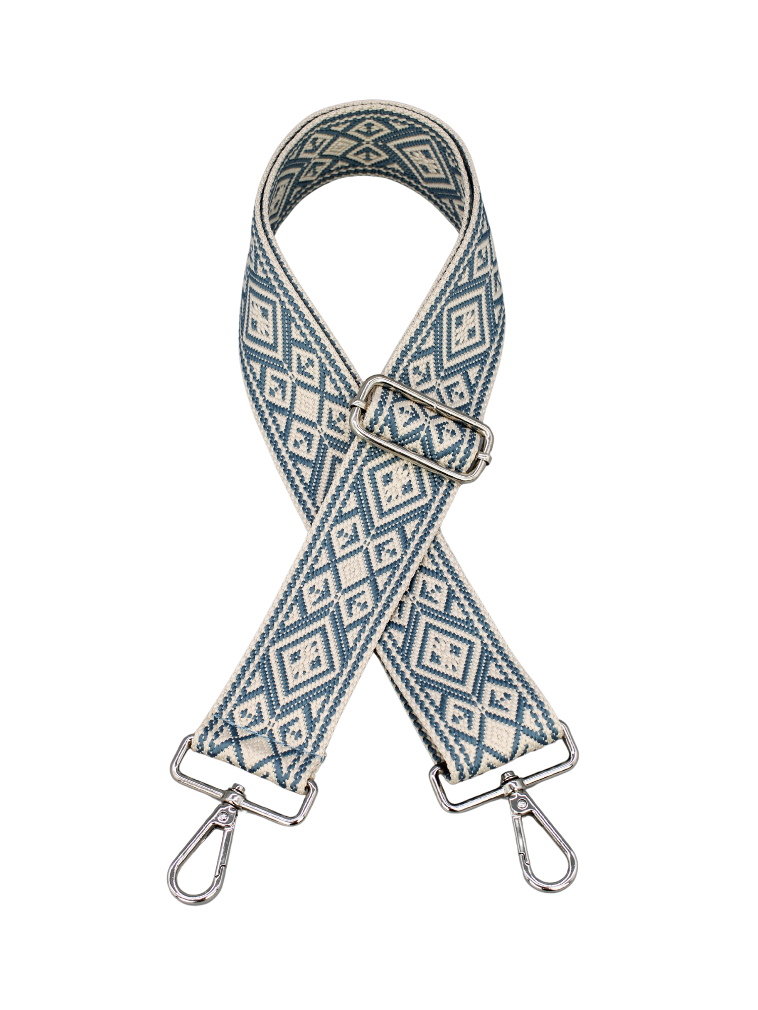 Shoulder straps black silver