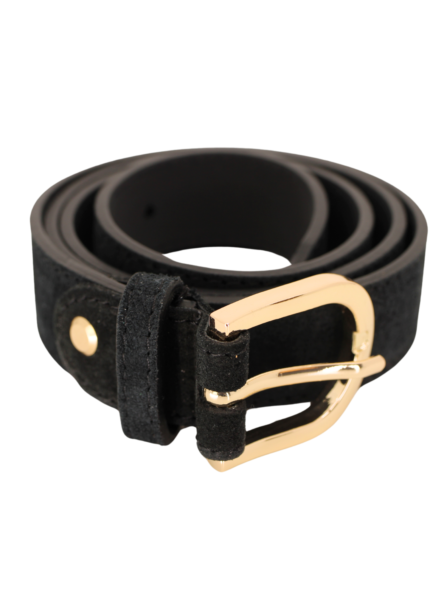 Veloursleder - Schwarz