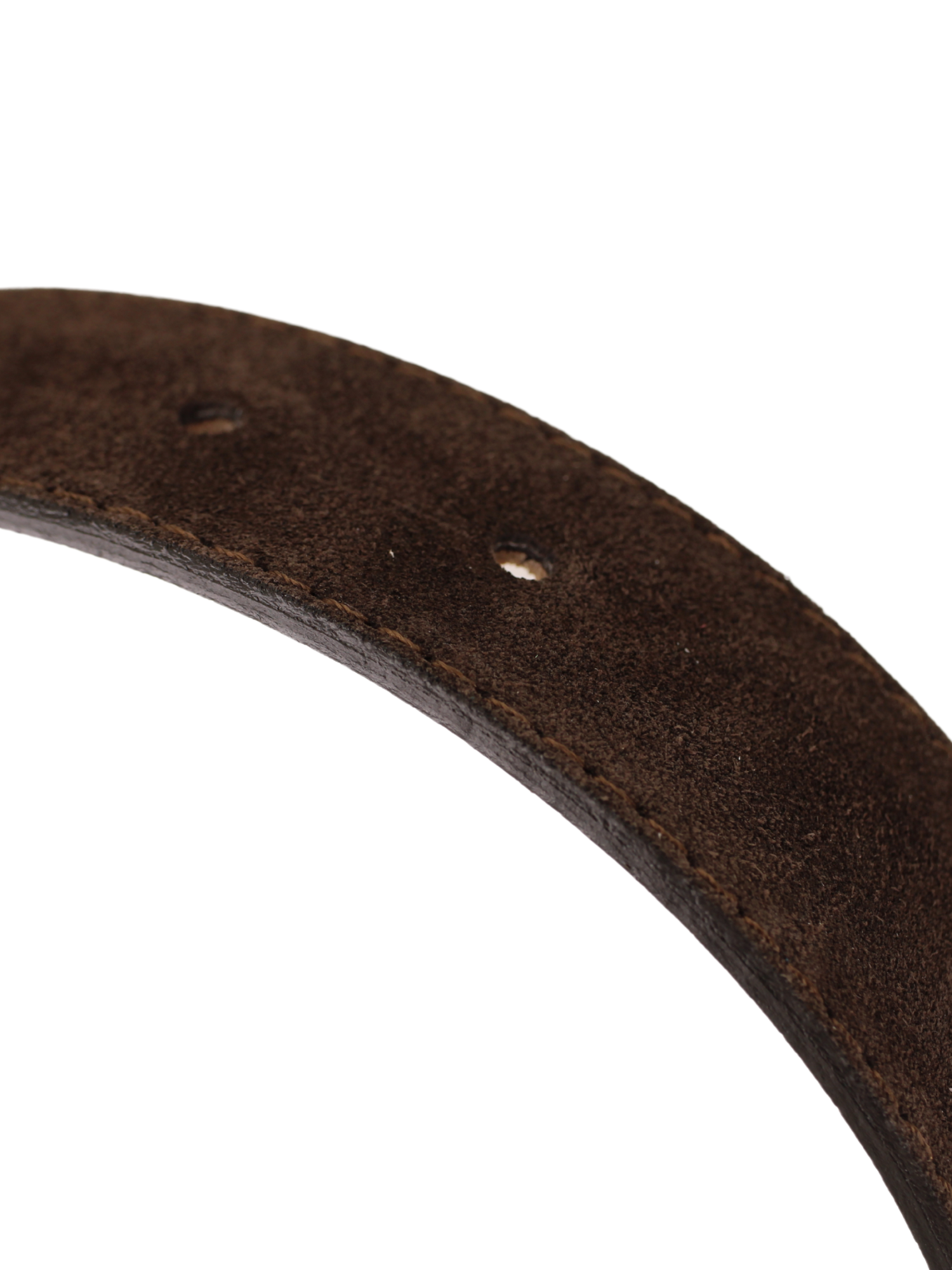 Veloursleder - Dunkelbraun