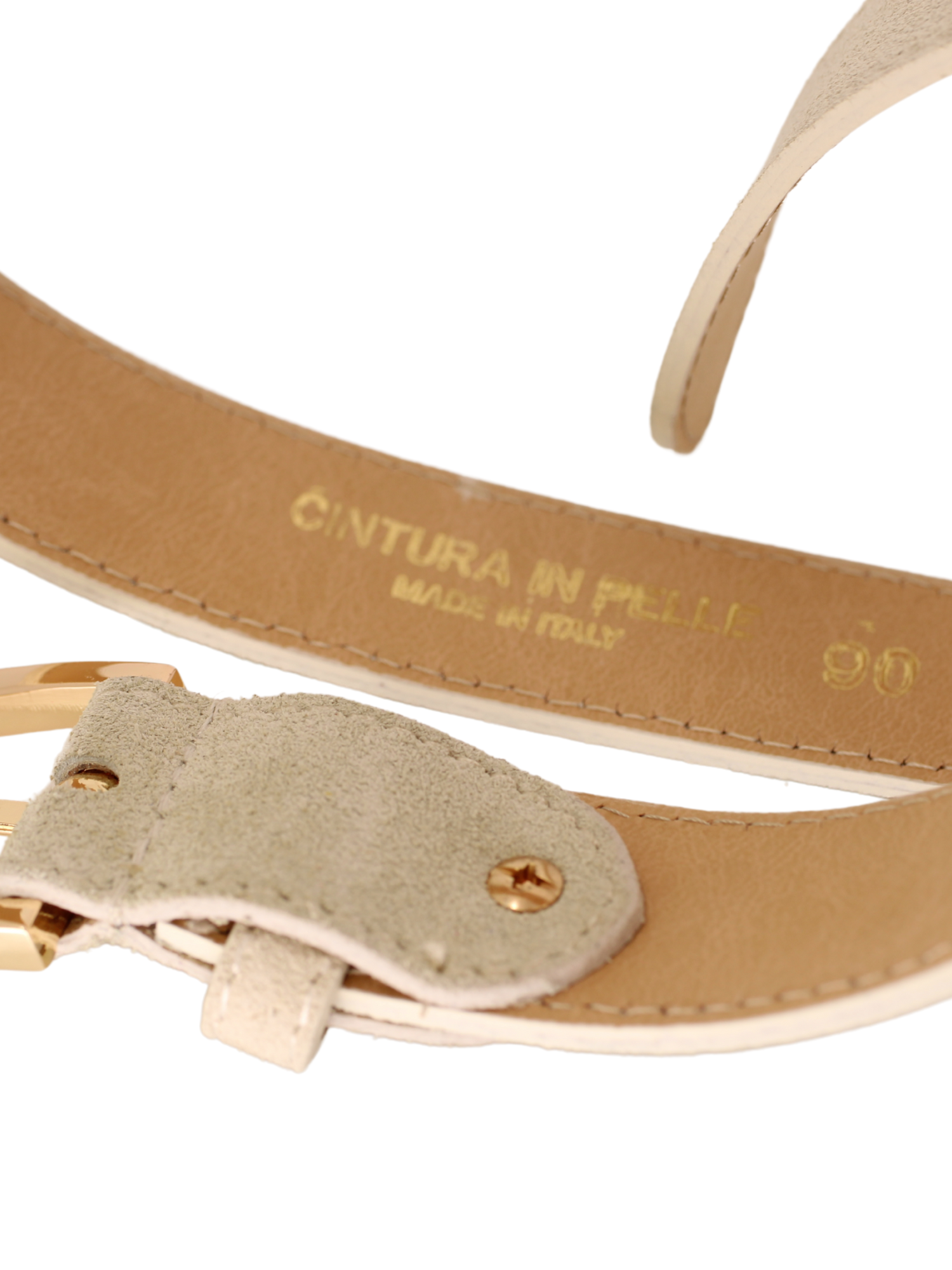 Veloursleder - Beige