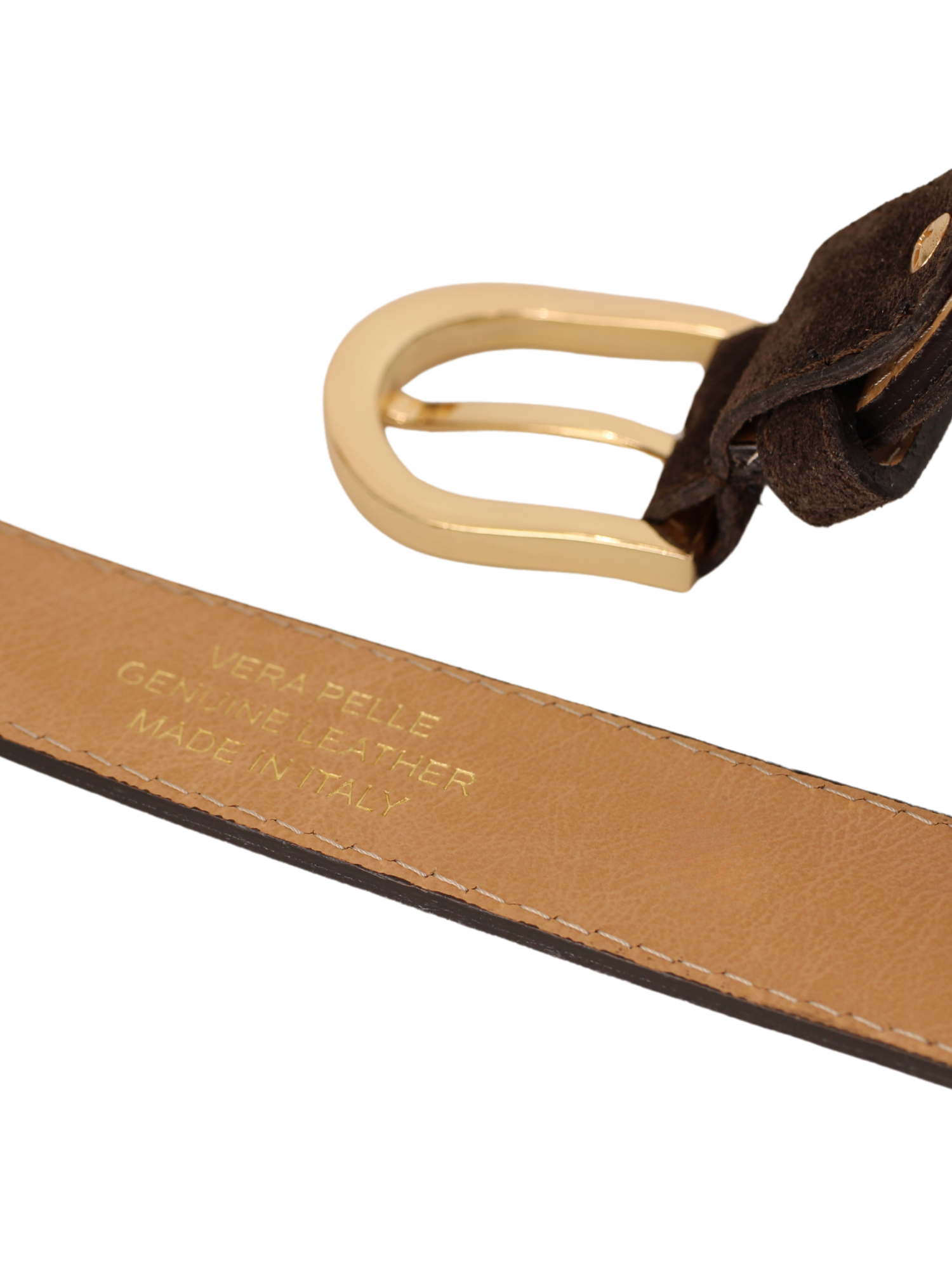 Veloursleder - Dunkelbraun