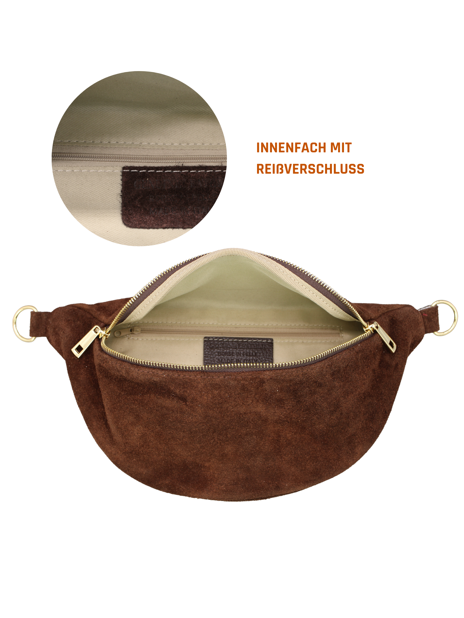 Marina | Dunkelbraun Gold