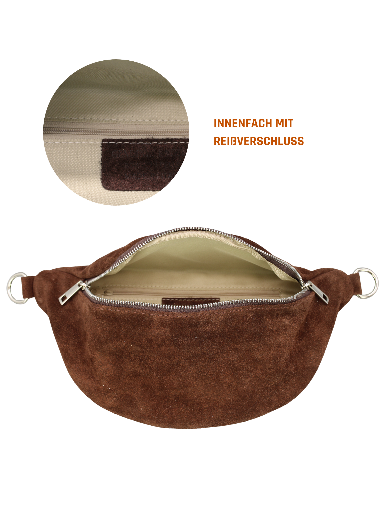 Marina | Dunkelbraun Silber