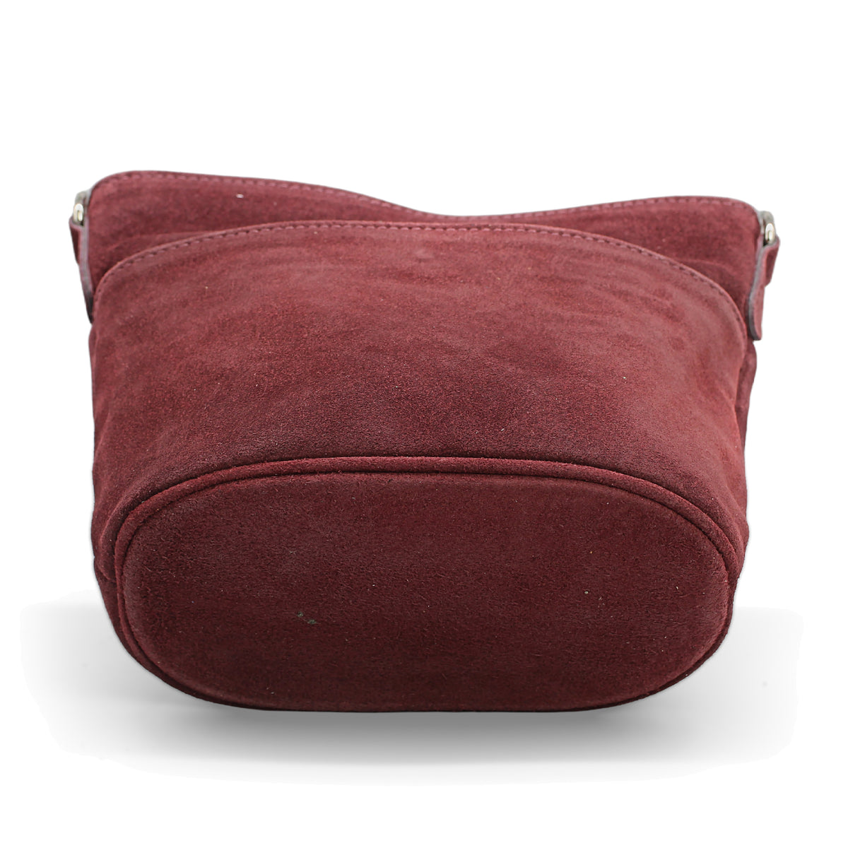 Adel Bags Lina Umhängetasche Wildleder Bordeaux – Boden