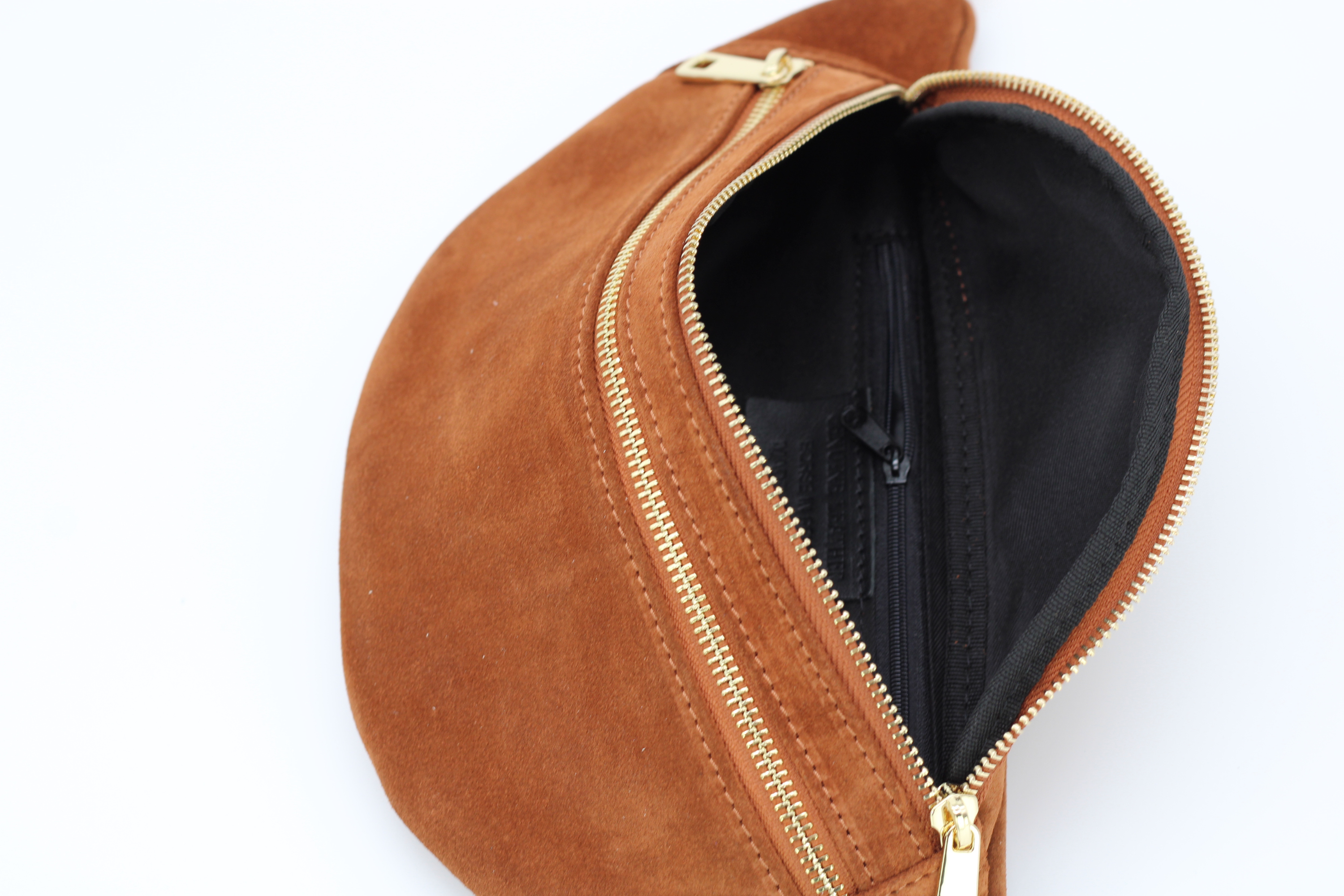 Cognac suede discount bag