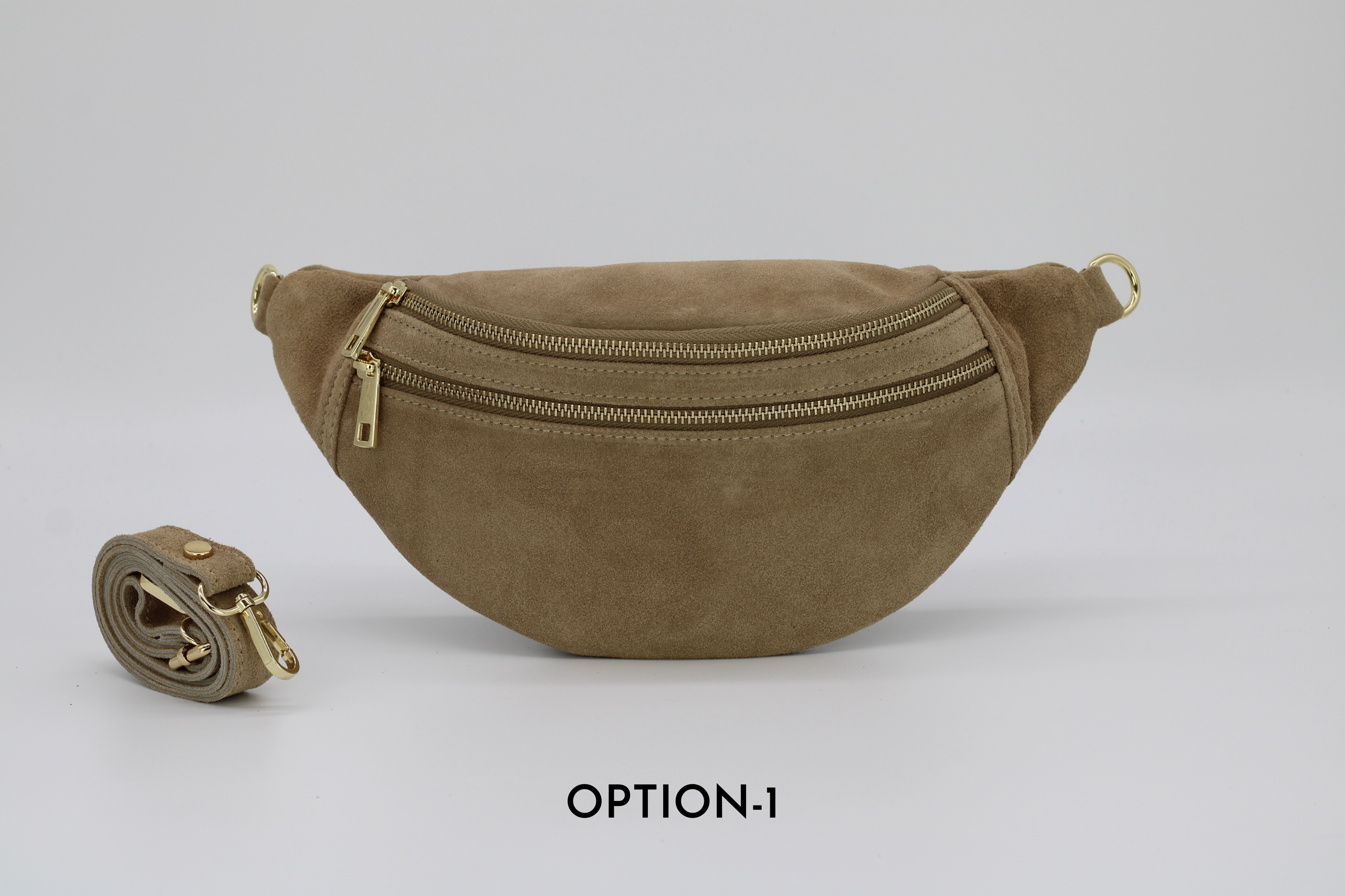 Taupe sales fanny pack