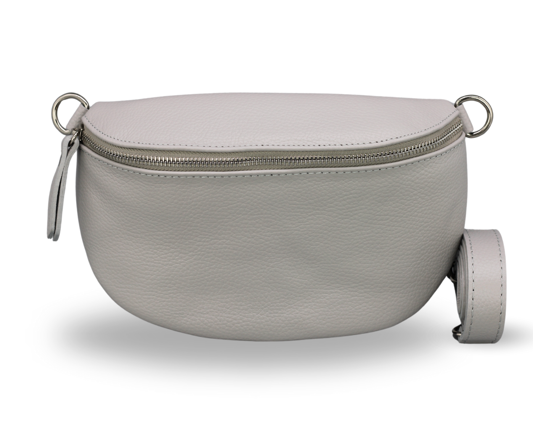 Bum bag beige silver