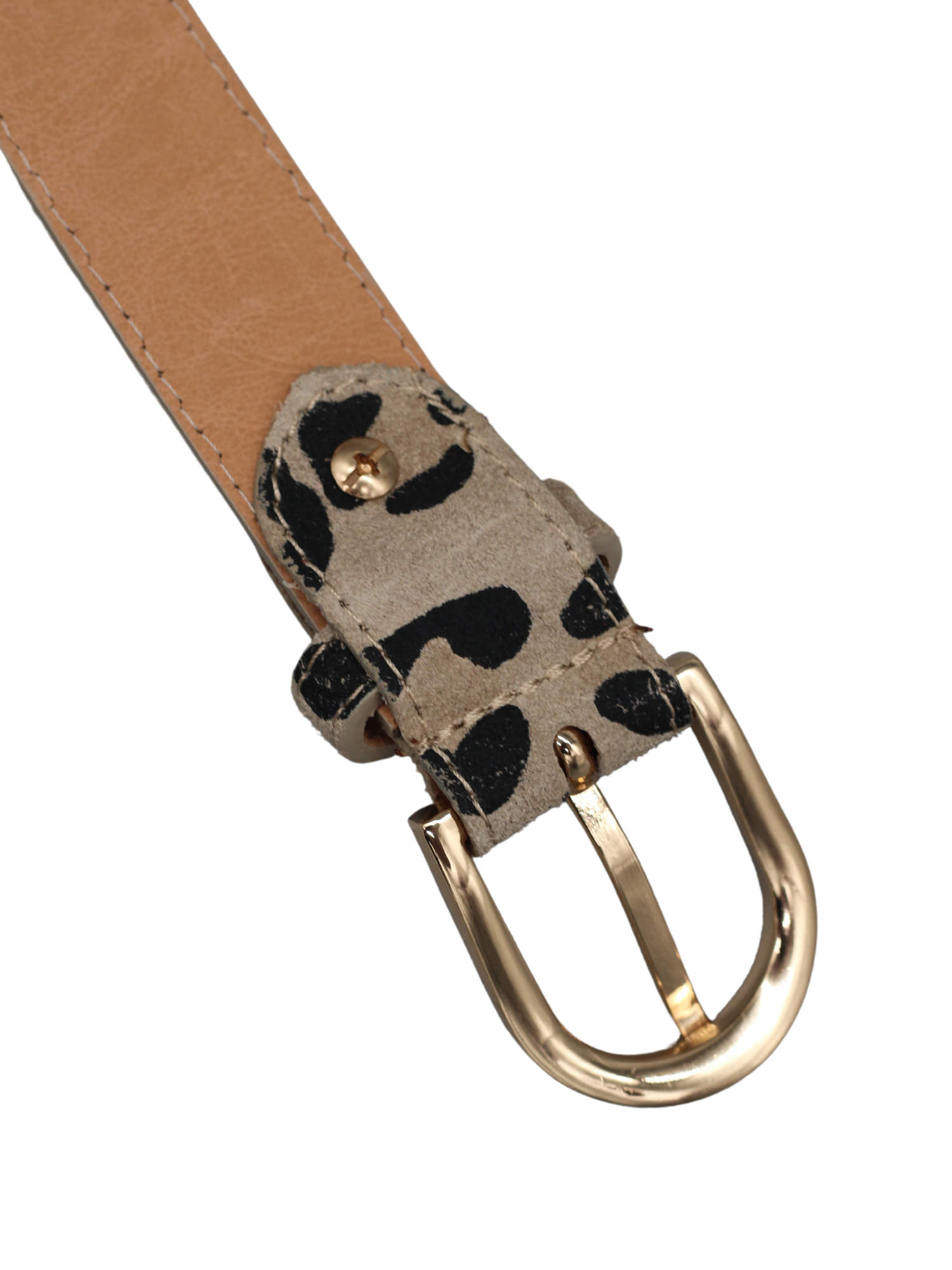 Ledergürtel Damen Wildleder Gürtel, 3 cm Breit, Hergestellt in Italien