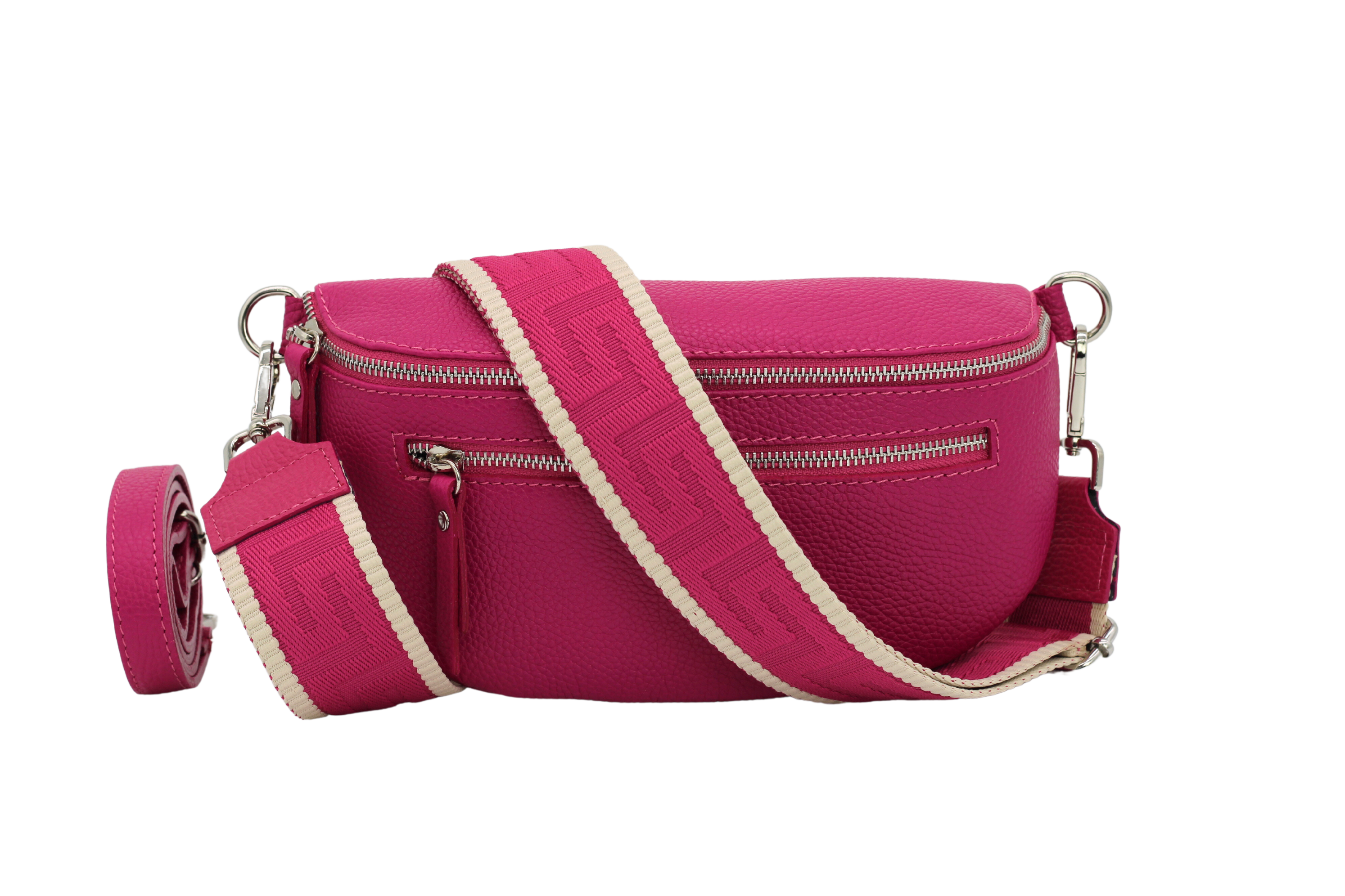 Clear neon pink sales bum bag