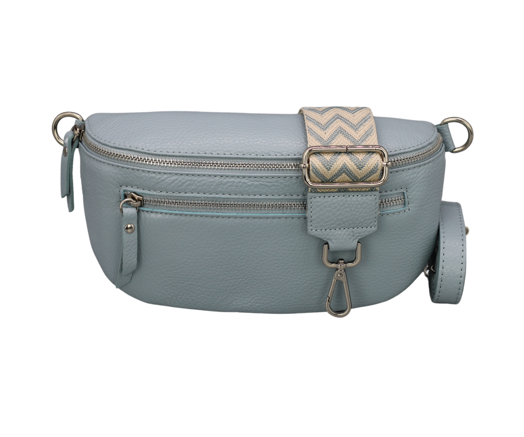 Bum bag beige silver