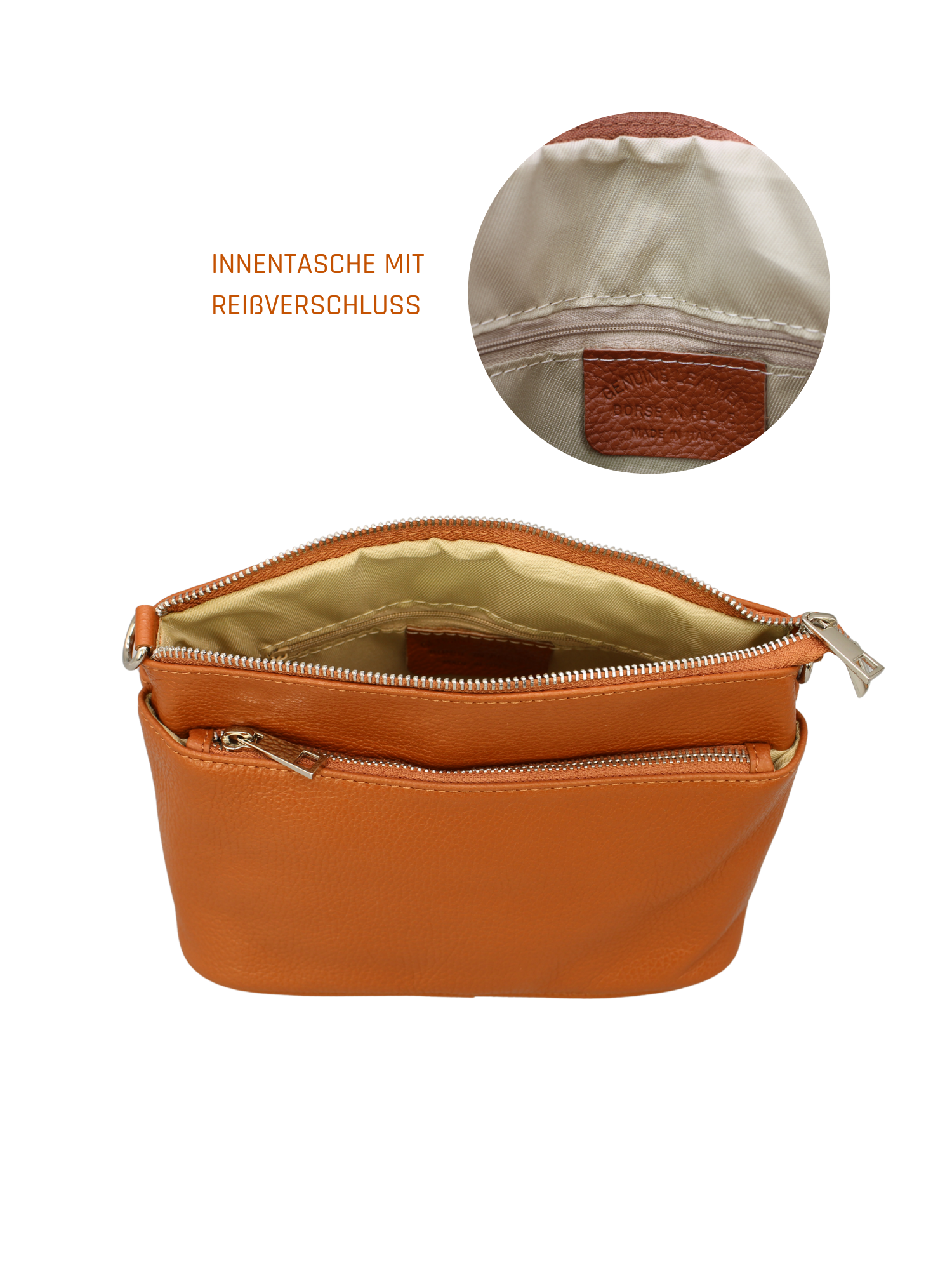 Nira | Cognac Braun